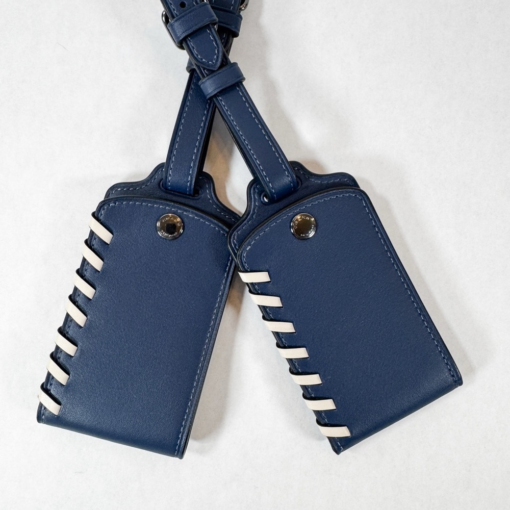 Coach Dark Blue Luggage Tag, set of 2